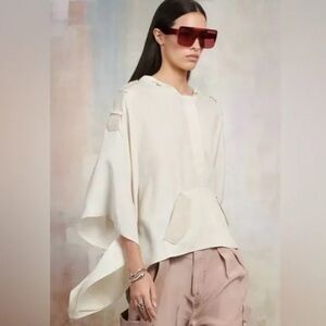 ZARA SRPLS Collection Hooded Poncho Cape NWT